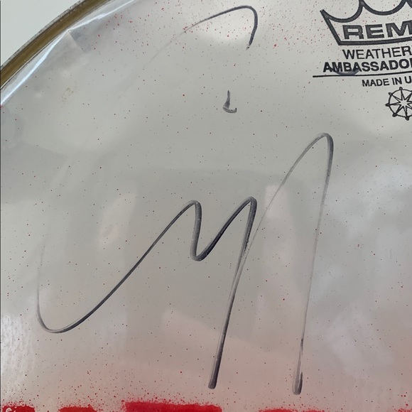 HEDLEY Band Autographed Drumhead - Picture 2 of 6